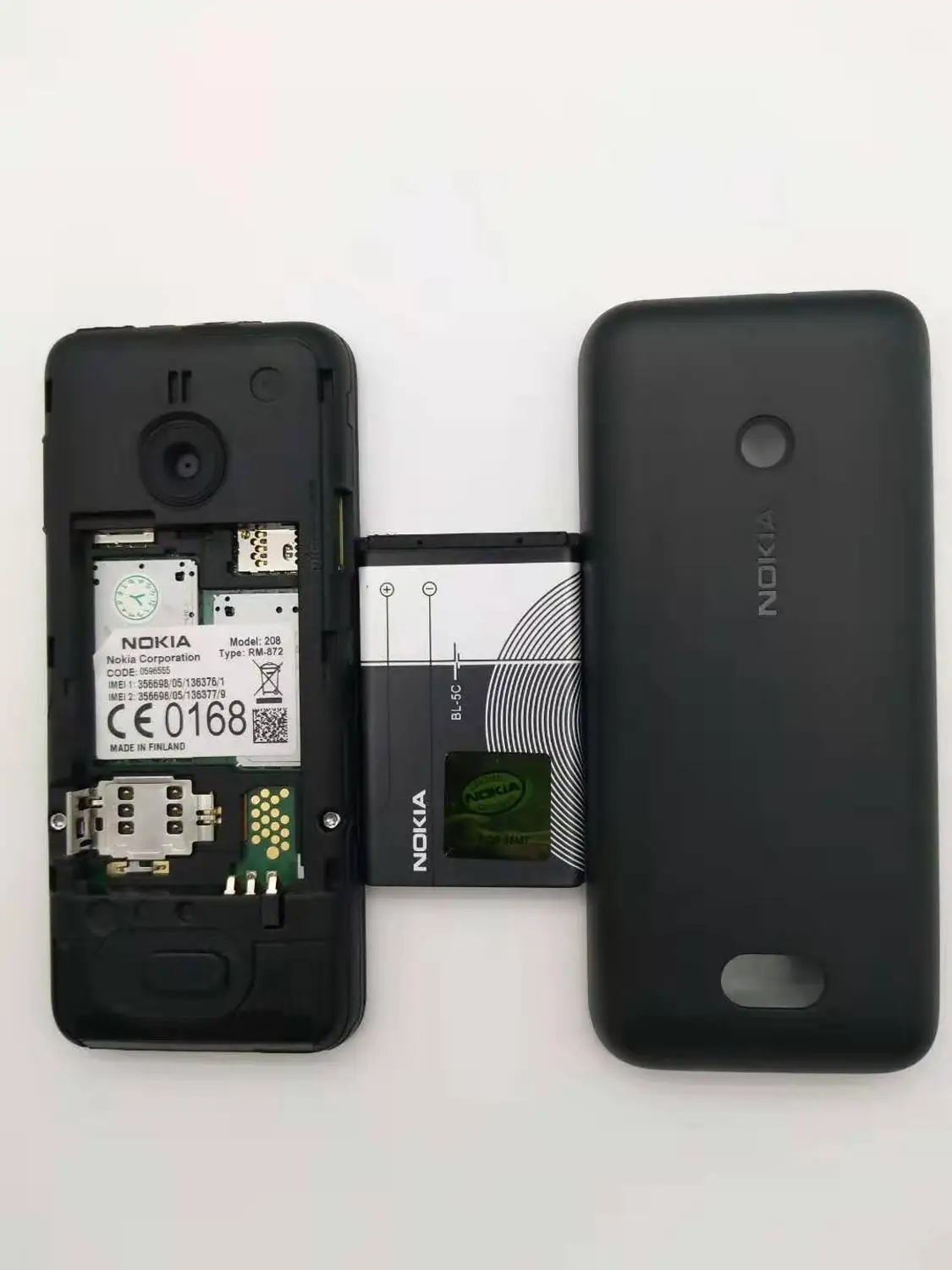 208 оригинальный Nokia 2G/3G GSM 105 МП 0 мАч разблокированный недорогой Восстановленный