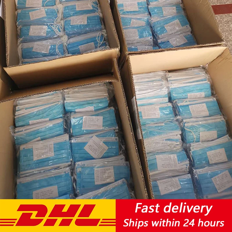 

Free DHL/UPS Disposable Face Masks Dropship 1000/2000/5000pcs Safety Protective Disposable Protection Mouth Mask Wholesale