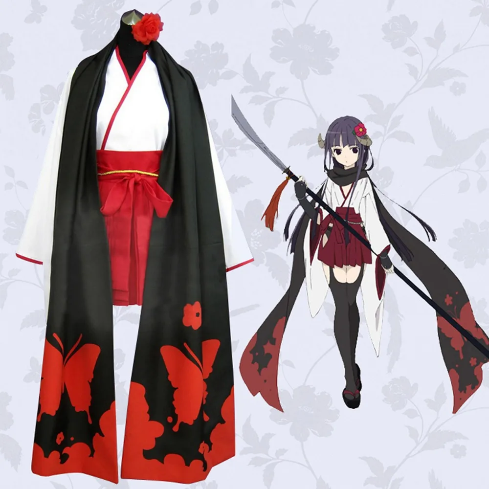 LIVA_GIRL_Hot_anime_Inu_x_Boku_SS_Shirakiin_Ririchiyo_Cosplay_Costume_Wig_full_set_Free (1)