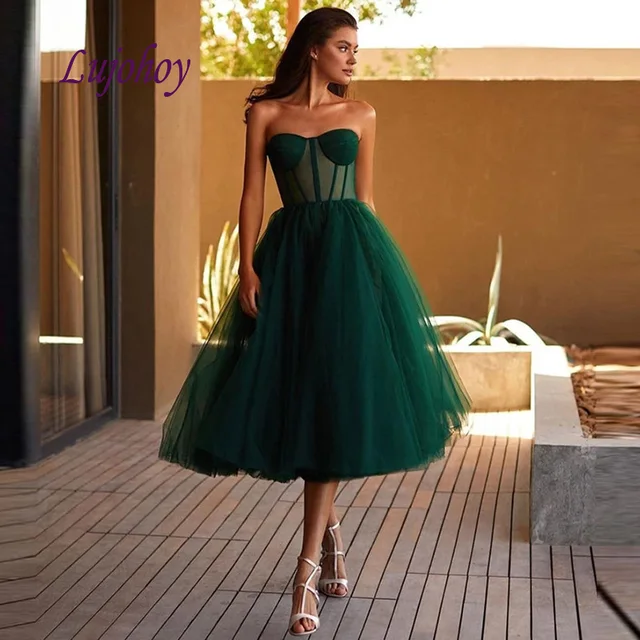 Green Short Homecoming Dresses For 