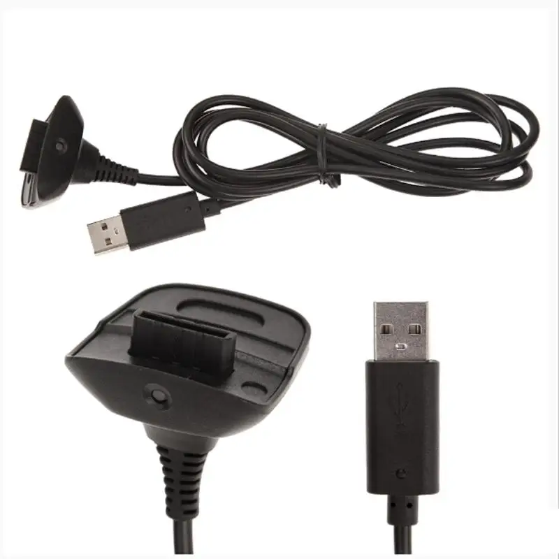 2 шт. usb кабель для зарядки шнур провод линия для microsoft Xbox 360 беспроводной контроллер без кольцевого зарядного устройства