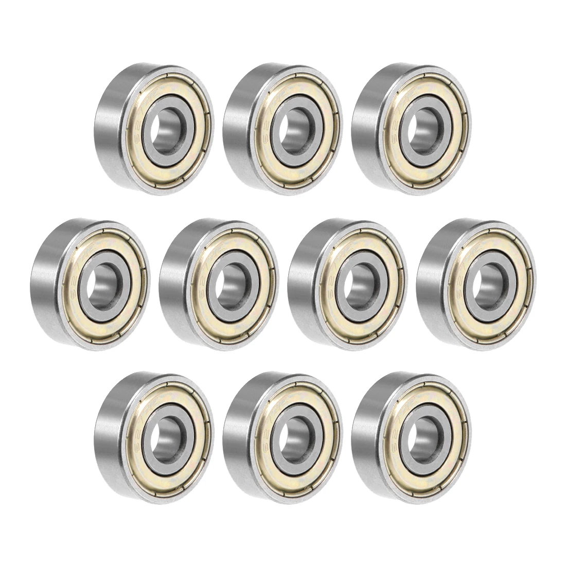 

uxcell 627ZZ Deep Groove Ball Bearing 7x22x7 mm Double Shielded Chrome Bearings 10pcs