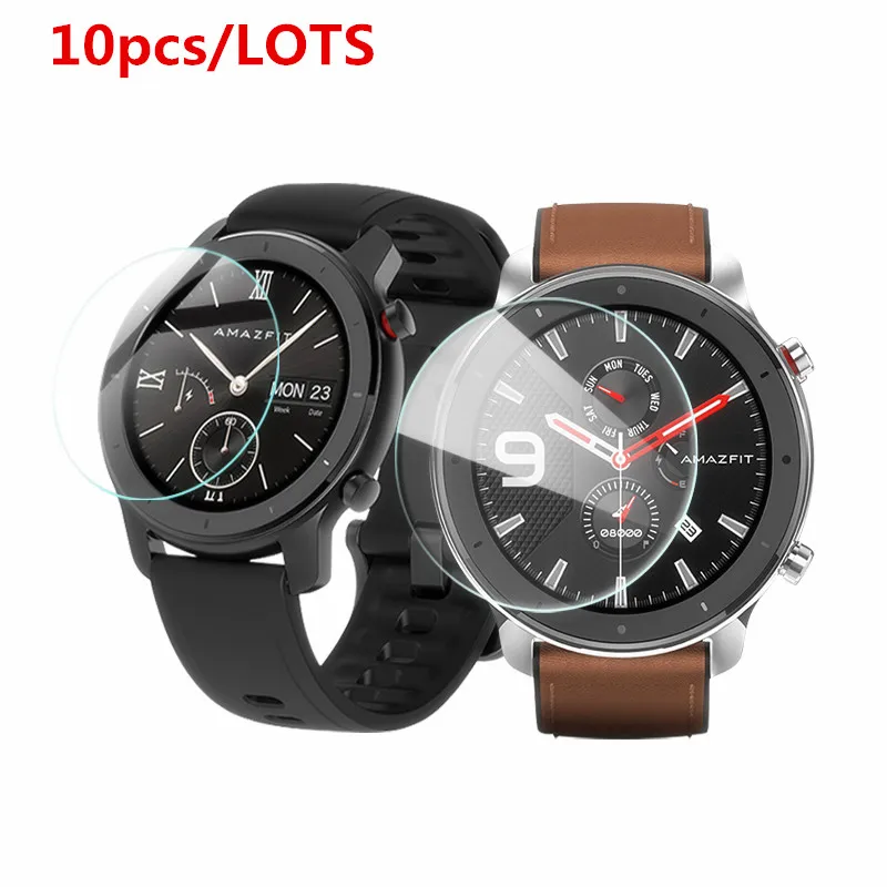 10 шт. для Xiaomi Huami Amazfit GTR 47 мм 42 закаленное стекло 9H 2.5D Премиум Защитная пленка