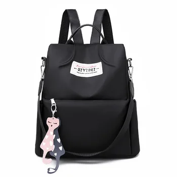 

2020 New Fashion Ms. Oxford Cloth Backpack Korean Ms. Multifunctional Large Capacity Backpack Can Be Shoulder Backpack