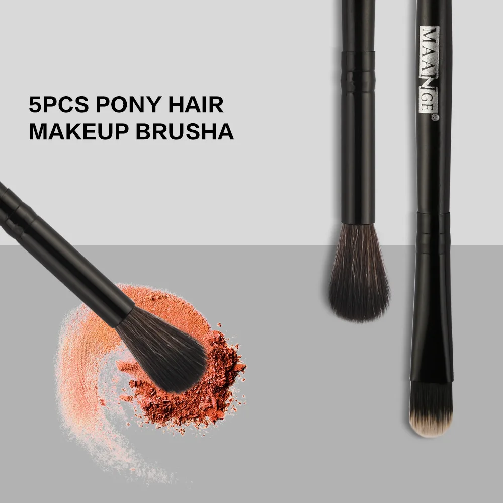 Hot Selling MAANGE Double Head Eye Shadow Makeup Brush Cosmetic Tool Gift for Women Eyeshadow Brushes Wholesale Hot Selling MAANGE Double Head Eye Shadow Makeup Brush Cosmetic Tool Gift for Women Eyeshadow Brushes Wholesale