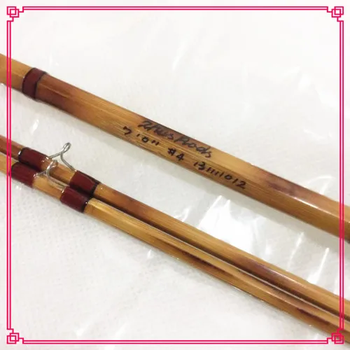 ZHUSRODS bamboo flame fishing rod 7'0" 4wt