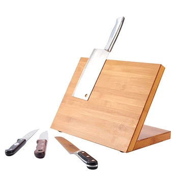 

Creative Wooden Knife Holder And Powerful Magnet Universal Kitchen Knife Holder For Easy Storage