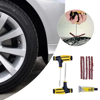 

Vehemo for Car Styling Tire Puncture Tire Plug Fix Tool Needle Automobile Wheel Repair Kit Patch Tubeless Tyre