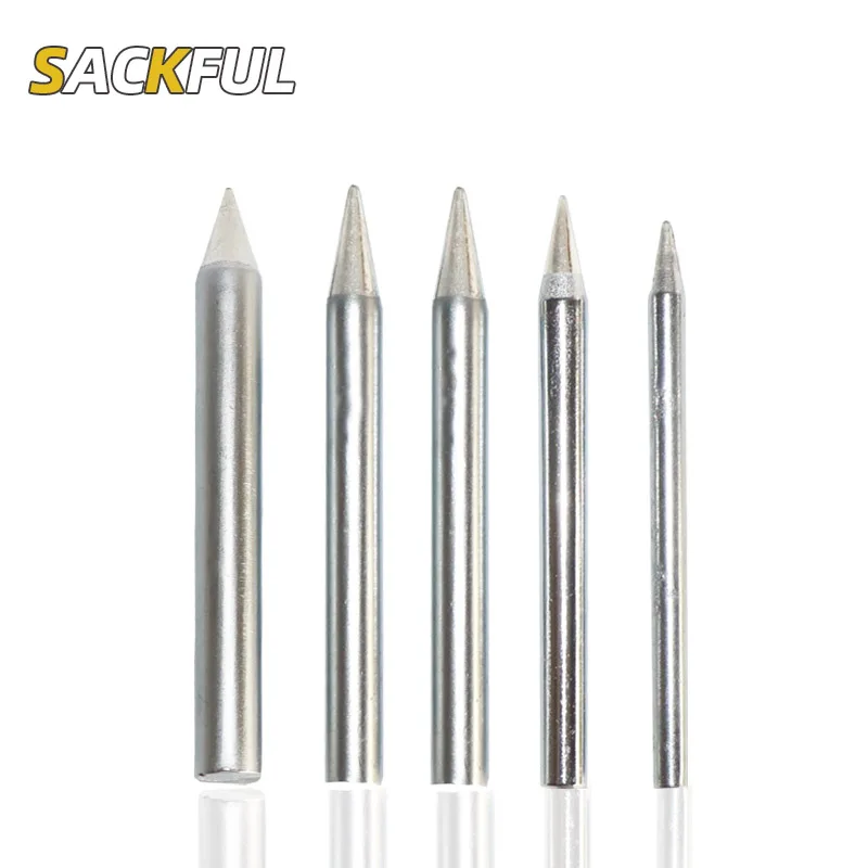 3Pcs Lead-Free Soldering Tip 30W 40W 60W 80W 100W 150W Replacement External Heating Soldering Iron Tip Solder Tips soldering iron tips