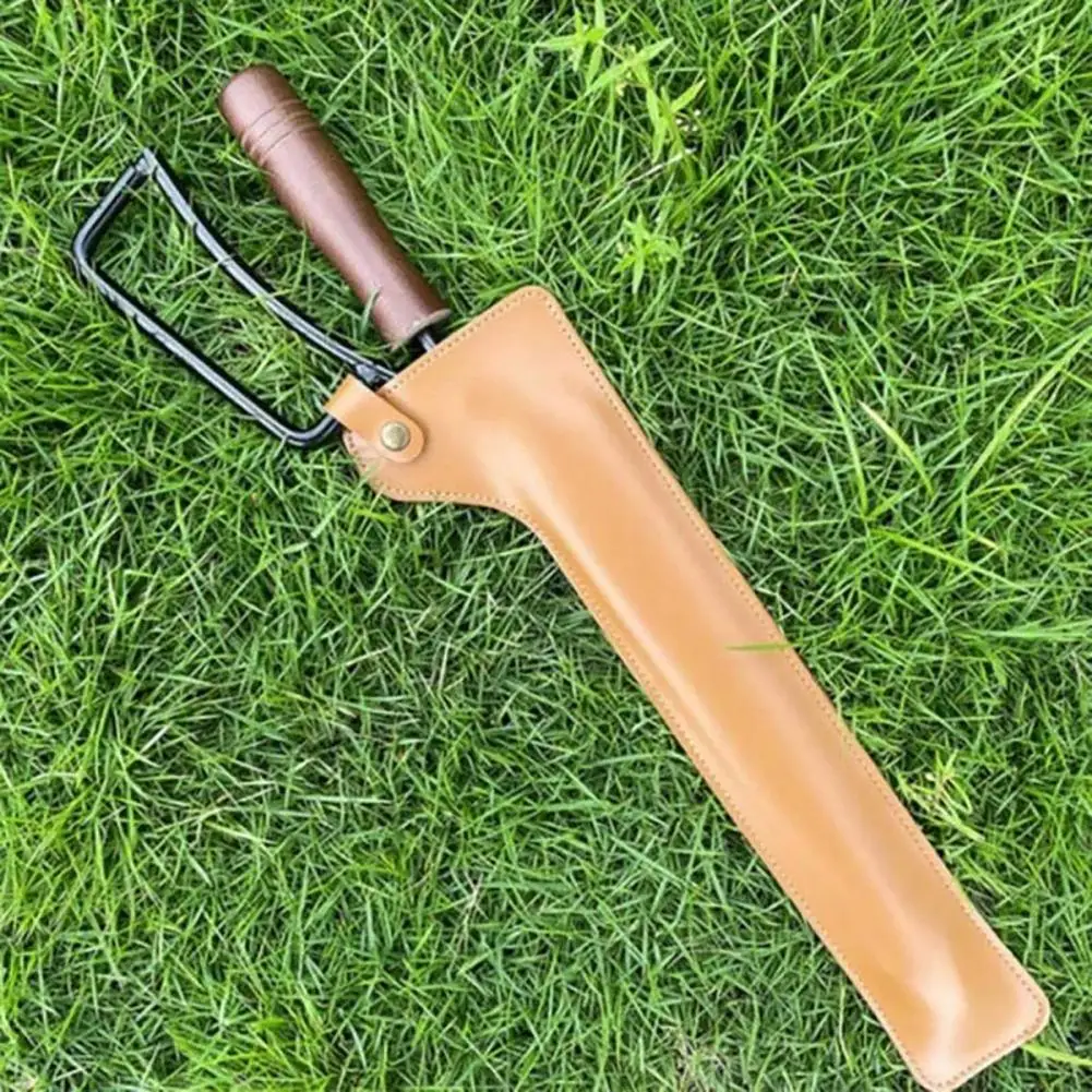 Anti-deform Barbecue Clip Cover Faux Leather Strong Button Convenient More Thicken Multi-purpose Charcoal |