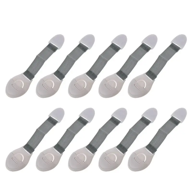 

10PCS Cabinet Safety Lock for Baby Furniture Door Drawer Lock Refrigerator Safety Locks Child Proof Infant Protector