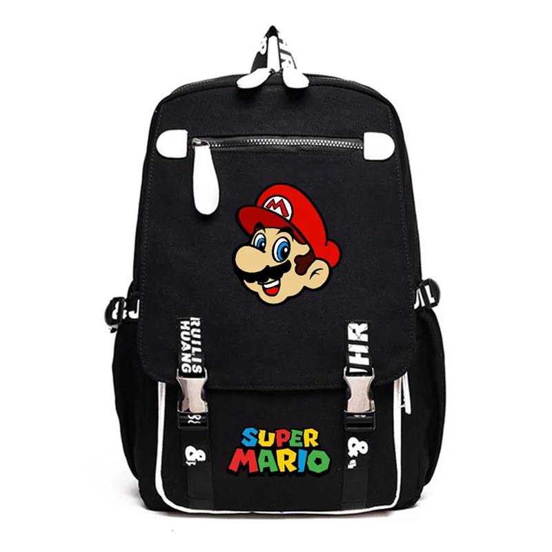 Аниме Super Mario Bro игры рюкзак сумка студенческий блокнот ноутбук школьные рюкзаки для путешествия ноутбук сумка подойдет в качестве подарка