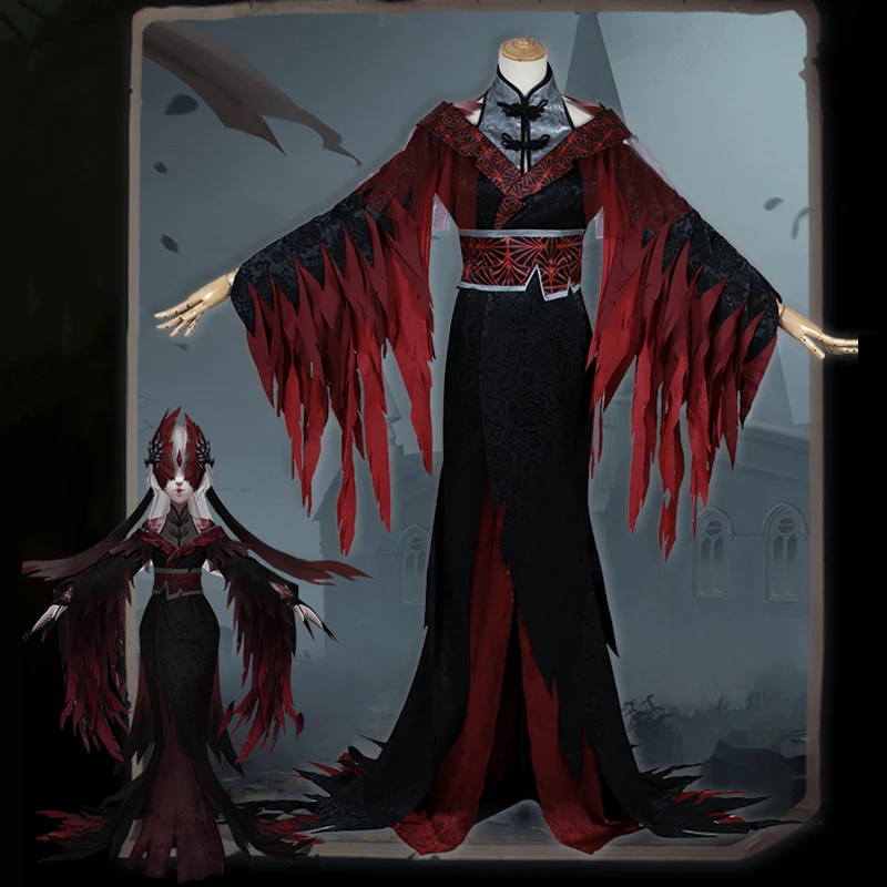 Game Identity V Cosplay Costumes The Geisha Michiko Costume Kimono Halloween Carnival Party Women | Тематическая одежда и