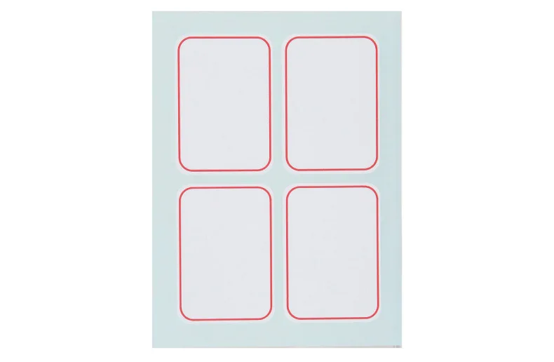 Deli 6417 Self-Adhesive Stick Label 35X50 Mm Large Size Handwritten Stick Label Sticker Index Paper