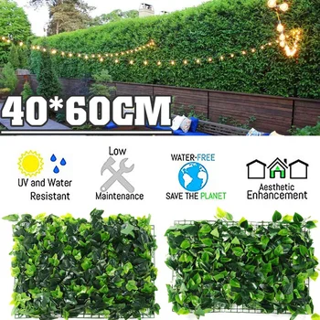 

40x60cm Artificial Green Plant Lawns Carpet for Home Garden Wall Landscaping Green Plastic Lawn Door Shop Backdrop Image Grass