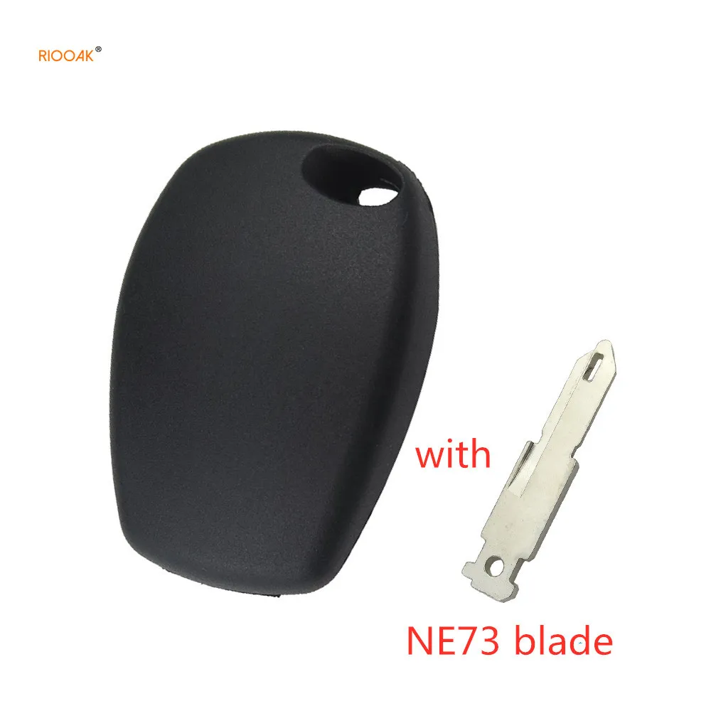 

Заготовка для ключа RIOOAK, 10 шт., NE73/VA6/VAC102, без лезвия корпус для ключей на кнопке, для Renault, Logan, Twingo, Clio, чехол для автомобильного ключа, запасная крышка, брелок