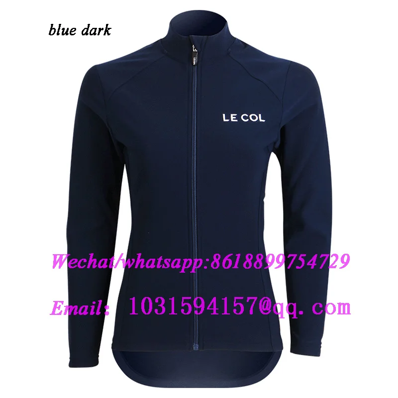 le col cycling jersey winter clothes women long sleeve bike maillot roupa ciclismo invierno hombre roupa ciclismo feminina mujer - Цвет: jersey