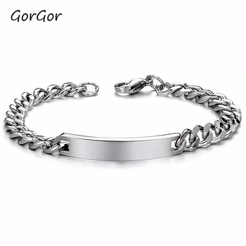 

GorGor New Exquise Style Daily Collocation Jewelry Glossy Fashion Plated Rose Gold Silver Titanium Steel Couple Bracelets 604