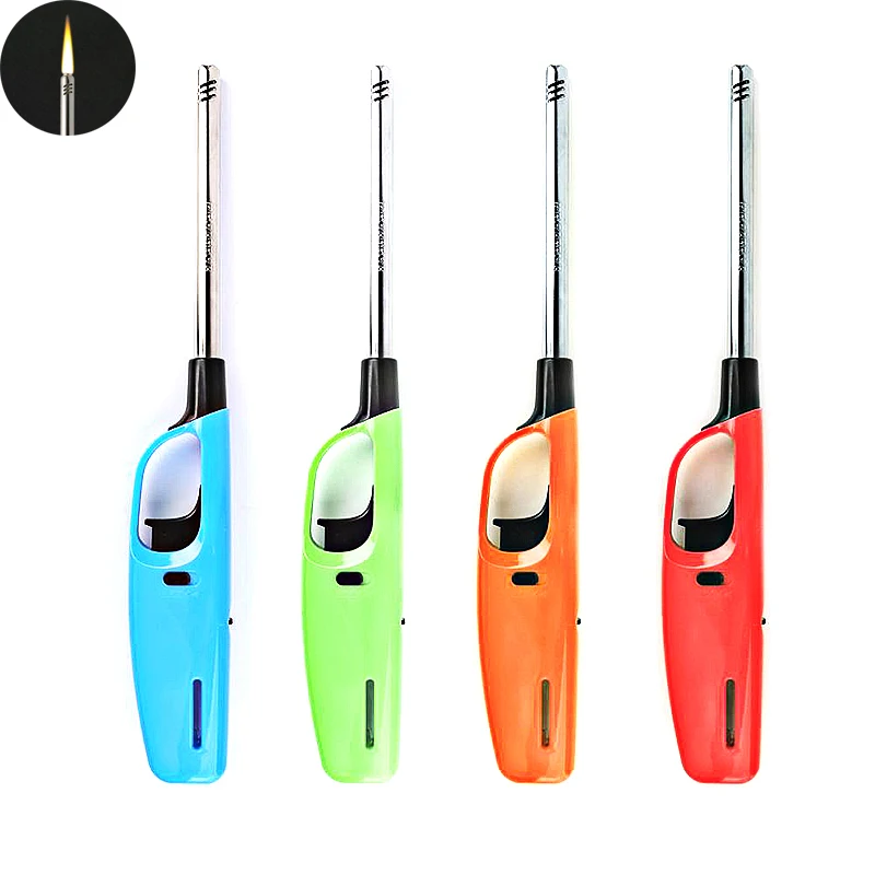 Candle Lighter Long Refillable Butane Gas Lighters Multipurpose For