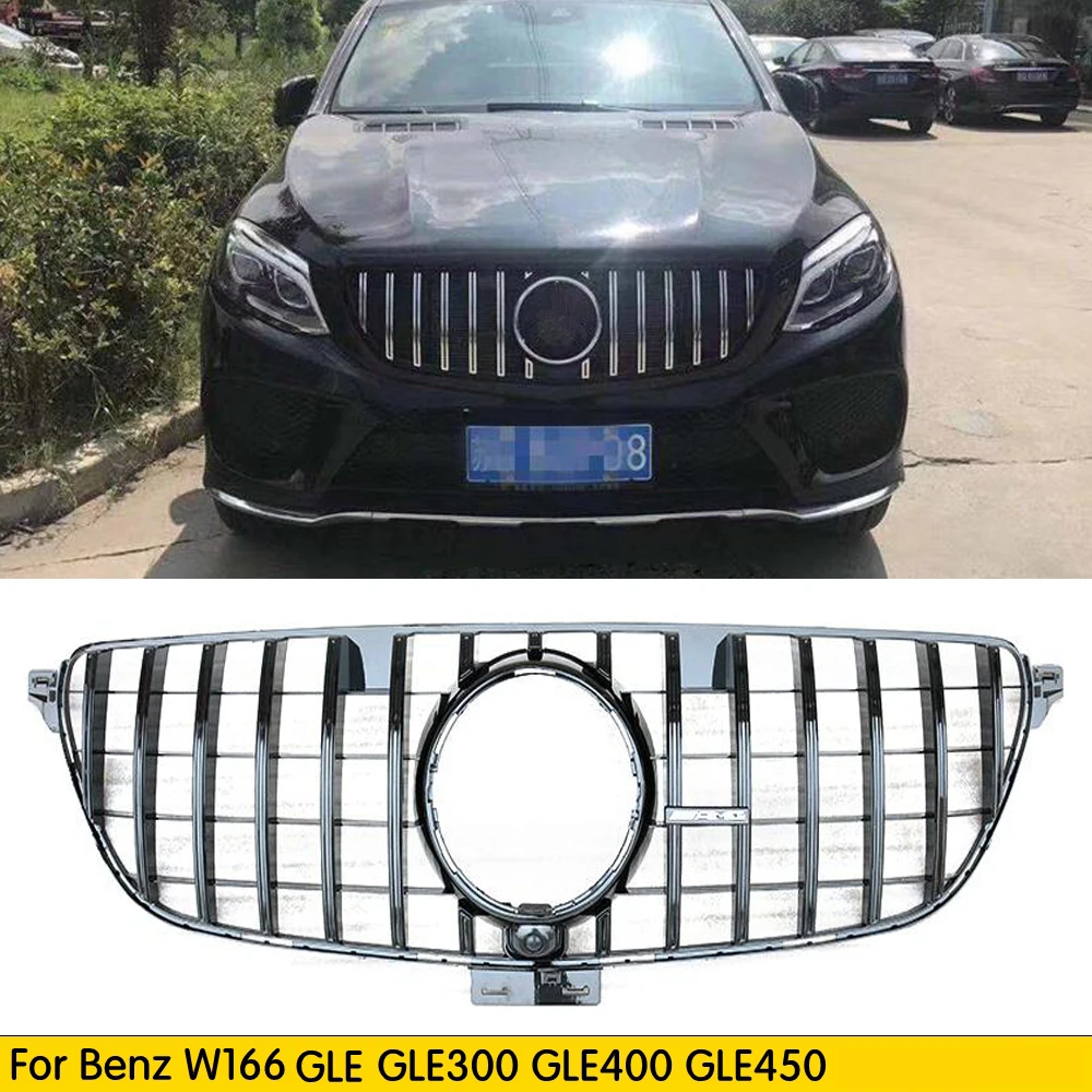 W166 GT решетка для mercedes GLE class SUV GT передний бампер гоночная решетка для GLE300 GLE400 GLE450