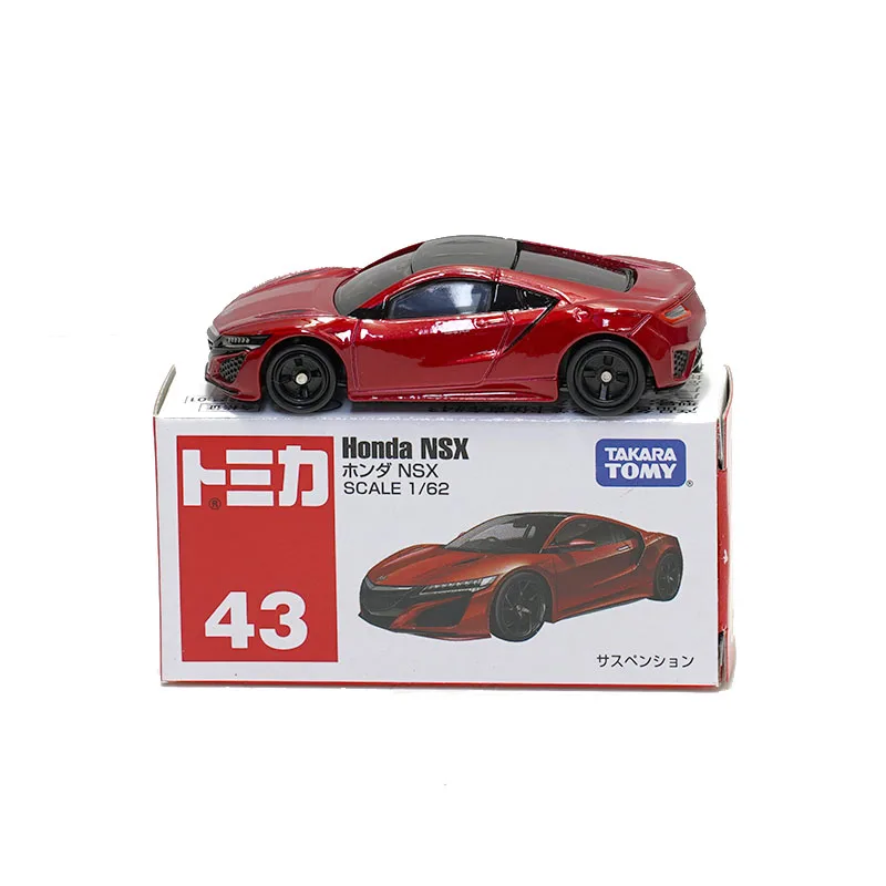 Takara Tomy Tomica 1:62 масштаб Honda NSX Миниатюрная модель автомобиля Отлитый металлический