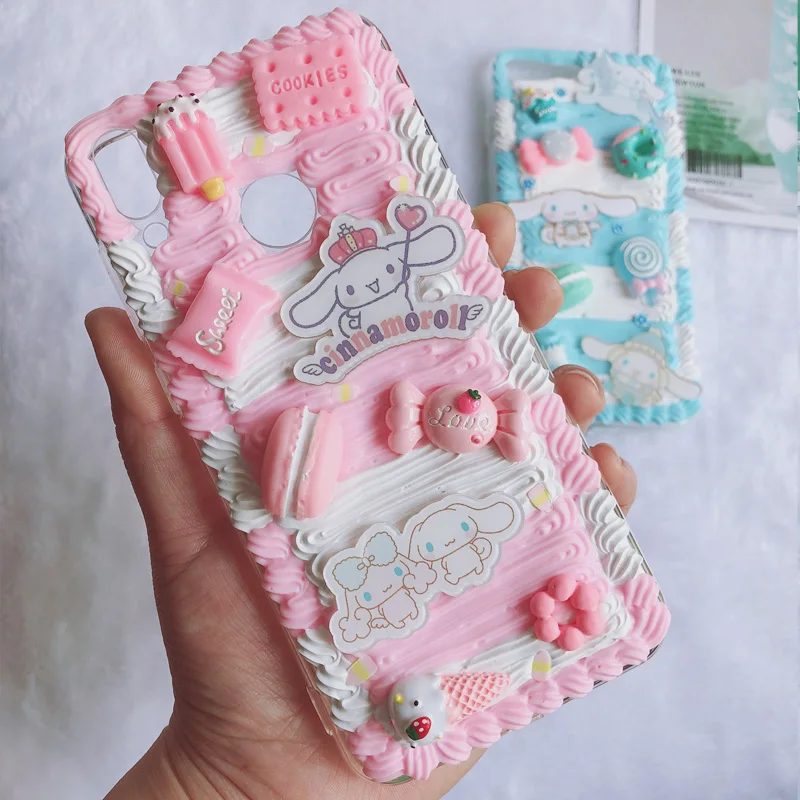 Для samsung s8/s9/s10plus DIY чехол note 8/note9/note10+ 3D phone oroll телефон чехол для Galaxy s6/s7edge милая собака кремовый ручной работы