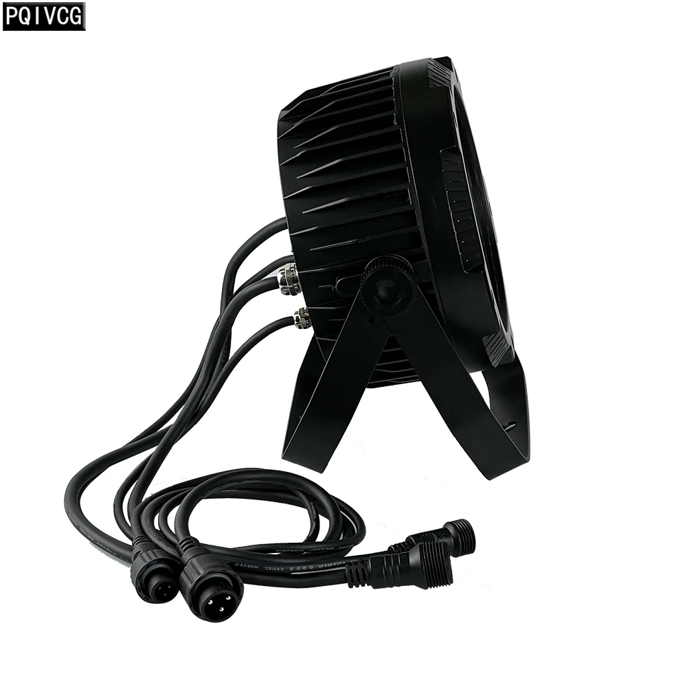 Set 4 Faretti LED PAR 18x18W RGBAW+UV – Controllo DMX512, Miscelazione Colori 6in1, Per Palchi E DJ, Angolo 25/45°, 330W