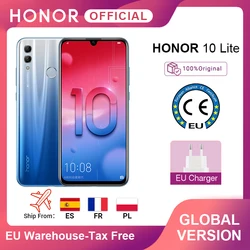 Глобальная версия Honor 10 Lite смартфон Kirin 710 Octa Core 6,21 дюйм2340X1080P 24MP фронтальная камера мобильный телефон Android OTA