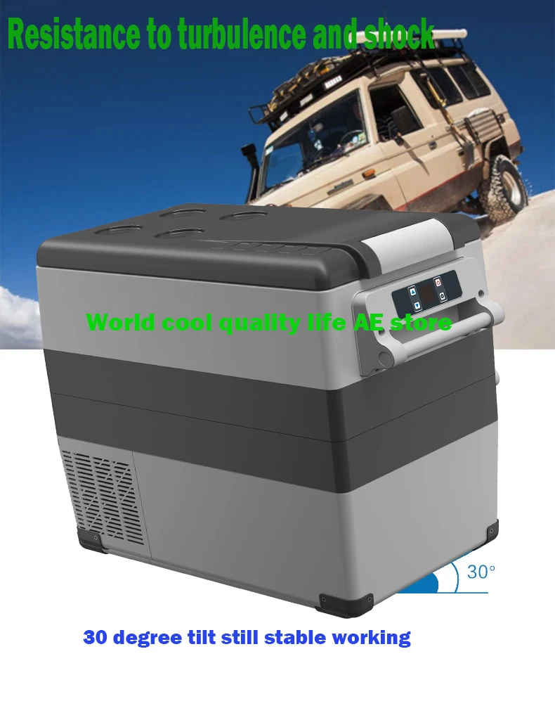 alpicool fridge 55L Alpicool Auto Car Refrigerator 12V Compressor Portable Freezer Cooler Fridge Quick Refrigeration Travel Outdoor Picnic Cool portable fridge for car