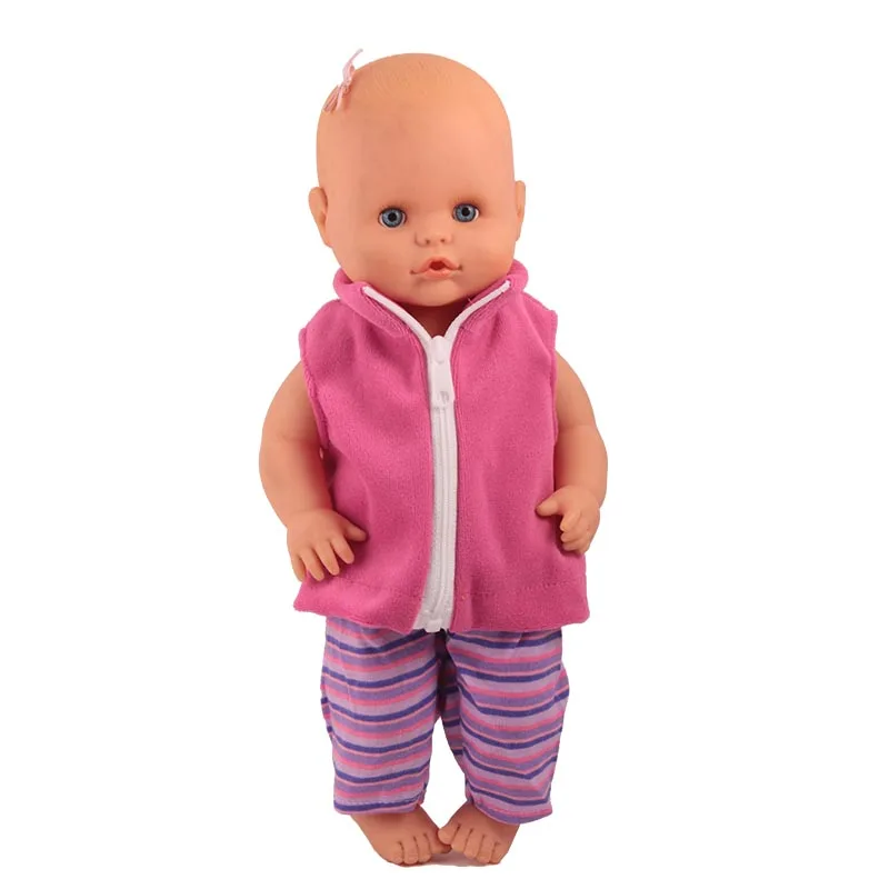 vest pants 13 дюймовая кукольная одежда 35 см Nenuco Ropa Accesorios Nenuco y su Hermanita, 6 стилей, комплекты домашней одежды, одежда для сна, повседневная одежда - Цвет: vest pants