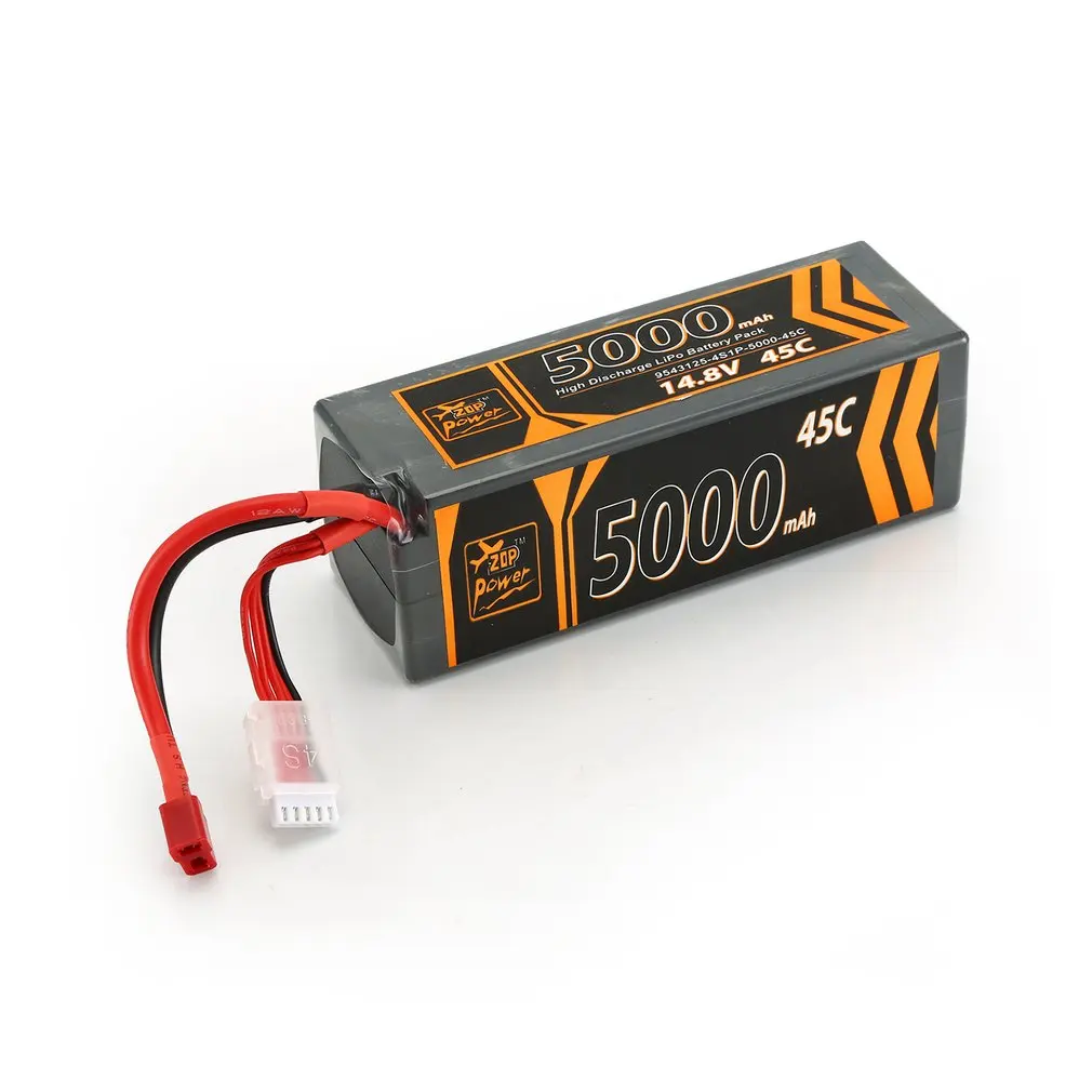ZOP power RC Lipo батарея 14,8 V 5000mAh 45C перезаряжаемая Lipo батарея T Разъем для RC гоночный Дрон вертолет автомобиль Лодка