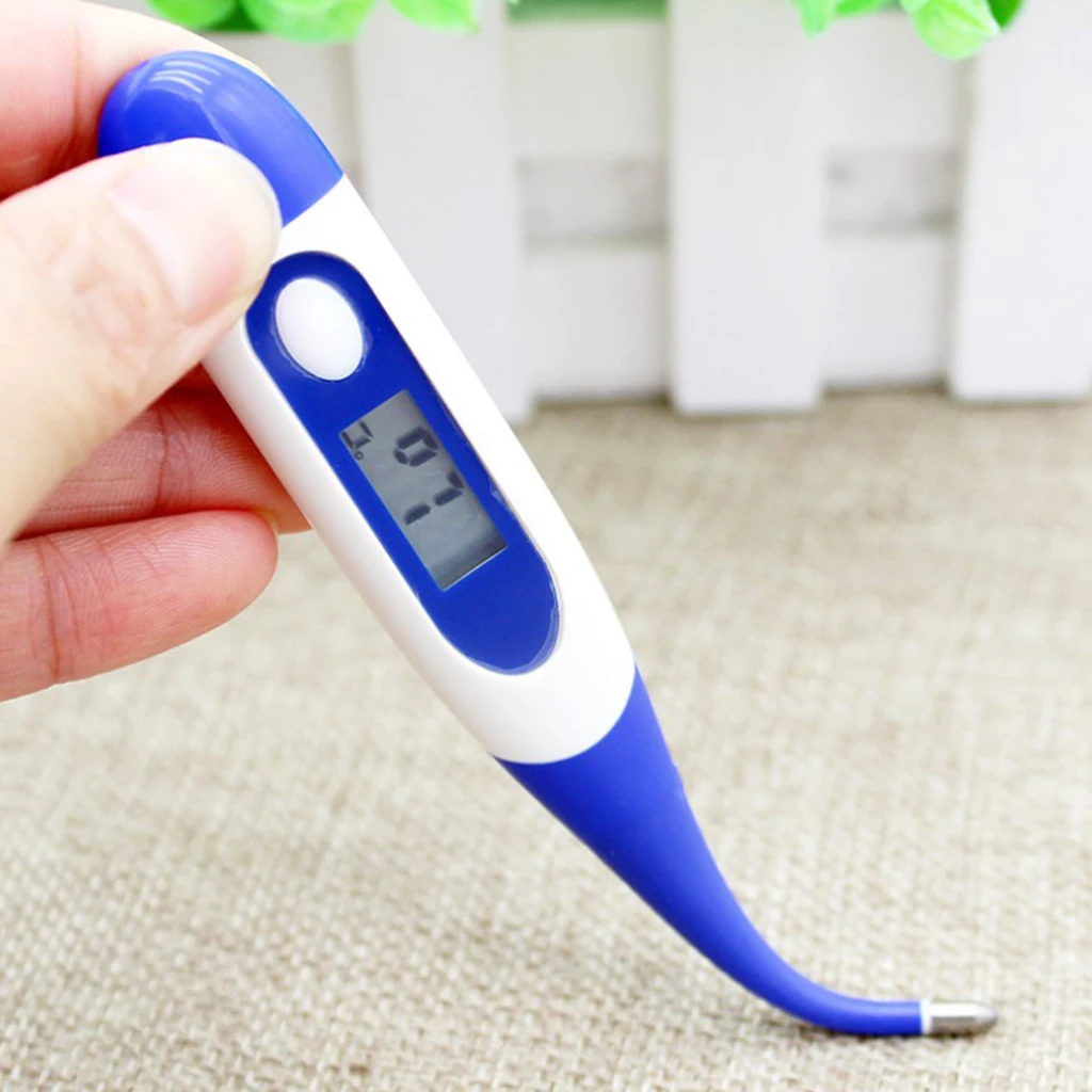 Home Digital LCD Display Ear Oral Underarm Thermometer Medical Thermometer For Baby Children Adults Fahrenheit Waterproof
