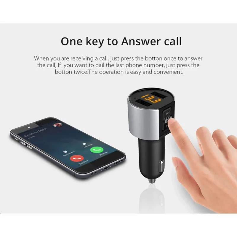 11 Bluetooth Автомобильный fm-передатчик Беспроводной MP3 Музыкальный USB диск TF плеер радио fm-передатчик модулятор двойной USB Cargador порт