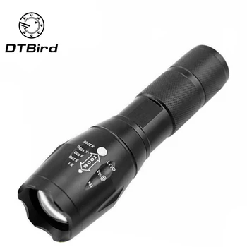 

Portable Self-Defense Tactical Flashlight Camping Light Strong Light Waterproof LED Flashlight Telescopic Zoom Mini Flashlight