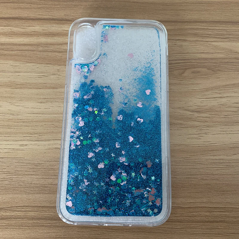 100 шт Модный Роскошный жидкий песок чехол для iPhone Xs Max Xr для iPhone 6 7 8 для samsung S10 S10 Plus A50 бесплатно DHL