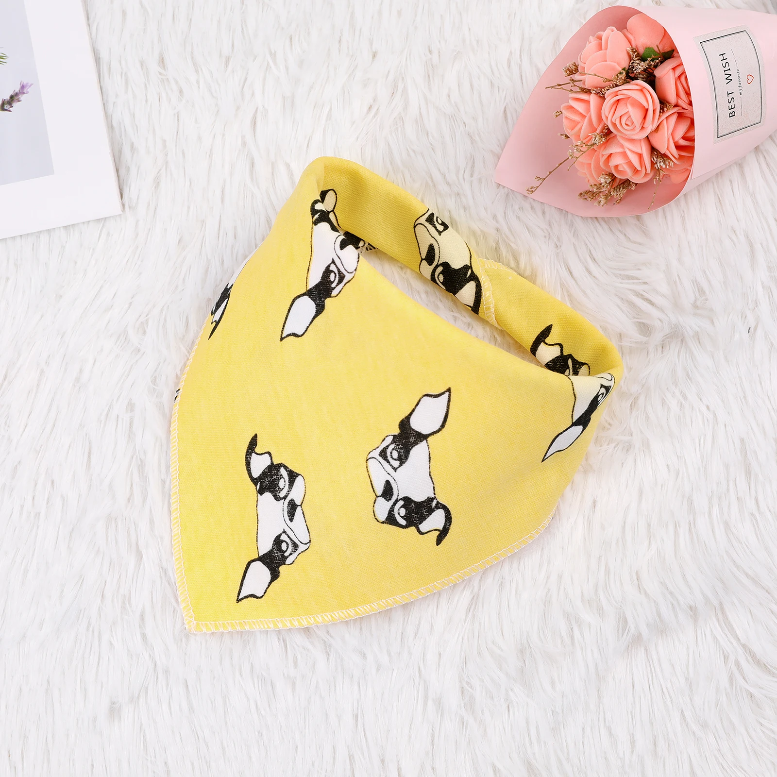 1Pc Baby Bandana Bibs Triangle Burp Cloths Cartoon Saliva Towel Baby Feeding Bibs Soft Absorbent Boys Girl Bibs Baby Shower Gift custom baby accessories