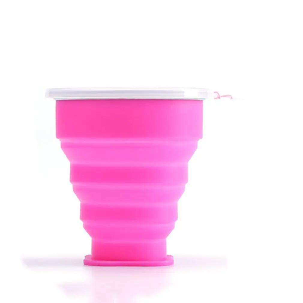 2020 чашка для путешествий из нержавеющей стали силиконовые выдвижные складные