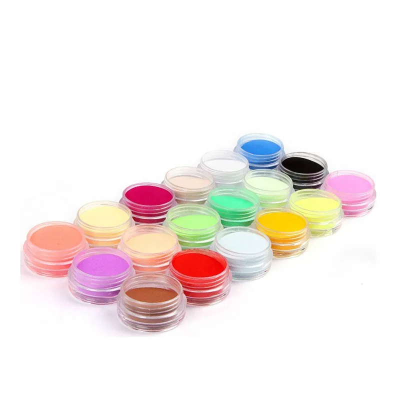 

18 /12 Colors Polymer Powder Acrylic Powder Dipping Nail Powder Carving Extension Nails 18 color carving Acrylic nail powder,J12