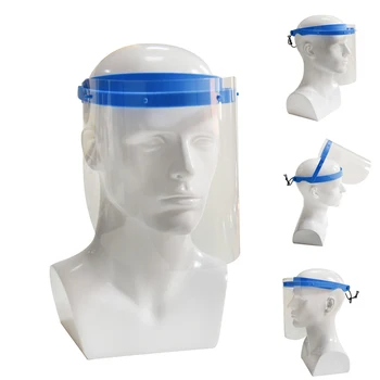 

Full Face Protect Anti Saliva Protective Face Shield Clear Visor Flip Up Transparent Mask Anti Splash Full Face Cover