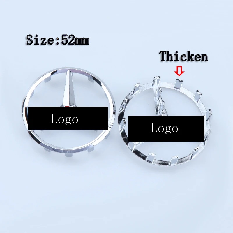 

Car Steering Wheel Logo Badge for Mercedes-Benz New and Old Models C/B/E/S/GLA Class Car Interior Decoration Accessories