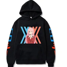 

Darling In The Franxx Streetwear Sweatshirts Anime Hoodies Zero Two Printed Casual Hoodie Long Sleeve Women Men Clothes Pullover