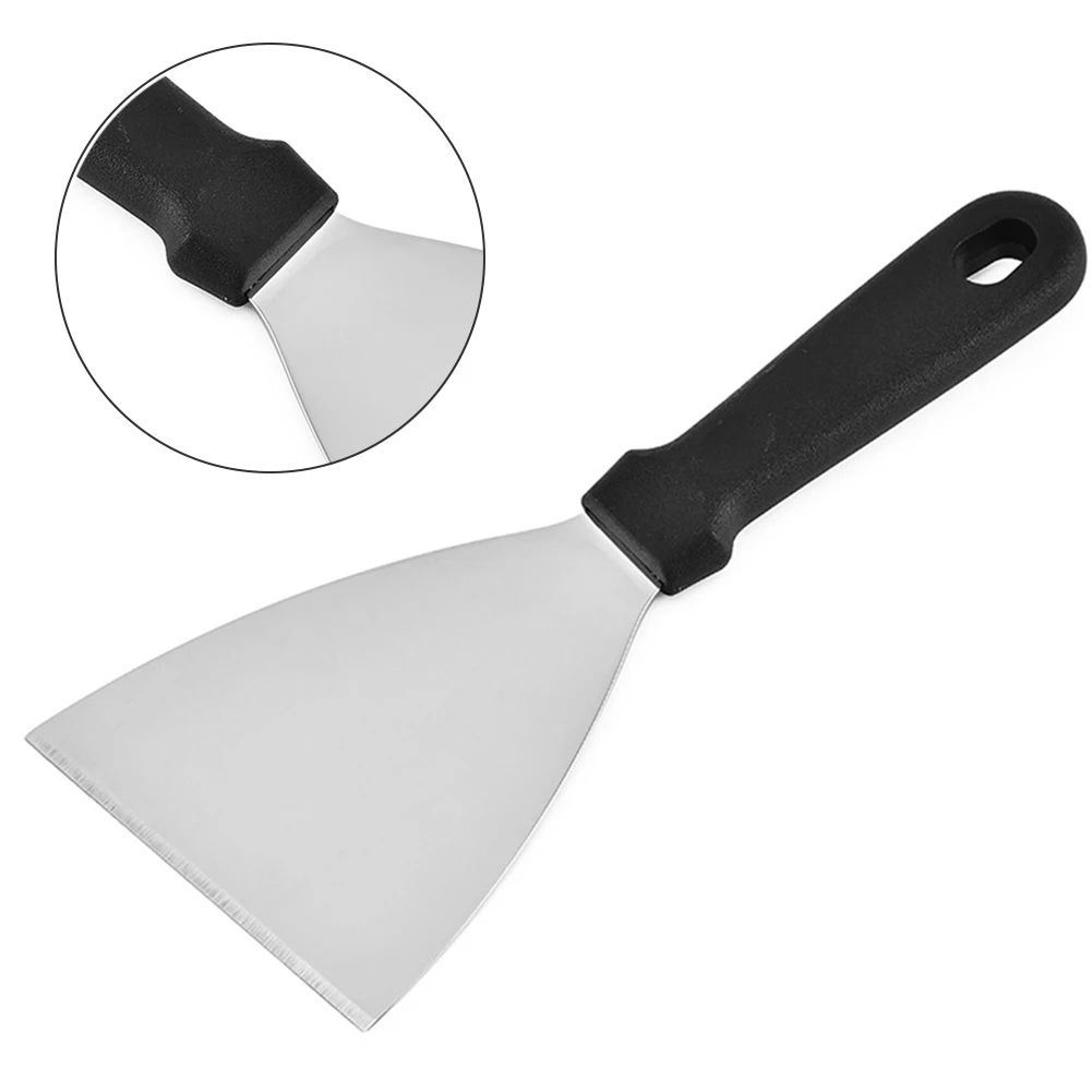 Western Cuisine Short Handle Kitchen Ware Blade Multifunctional Spatula Home Stainless Steel Pasty Cooking Utensils Triangular