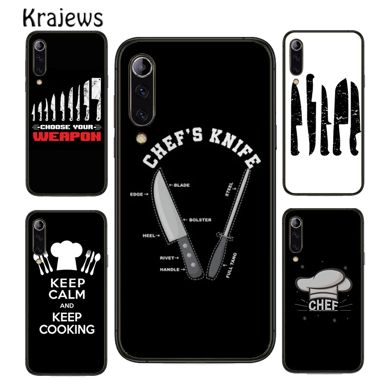 Набор ножей krajew чехол для телефона кухонного гаджета Huawei P10 P20 P30 P40 Mate 10 20 30 40 Pro Lite P
