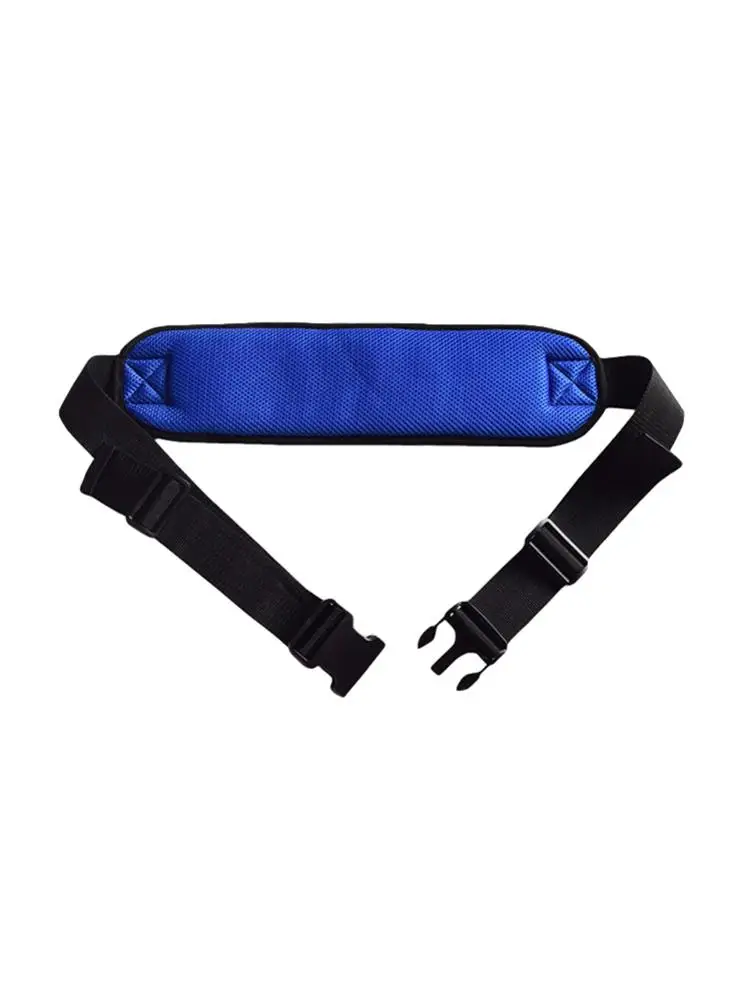 

Breathable Adjustable Blue Wheelchair Seat Belt Cushion Safety Restraint Harness Straps For Elderly Patient Medical Health Care