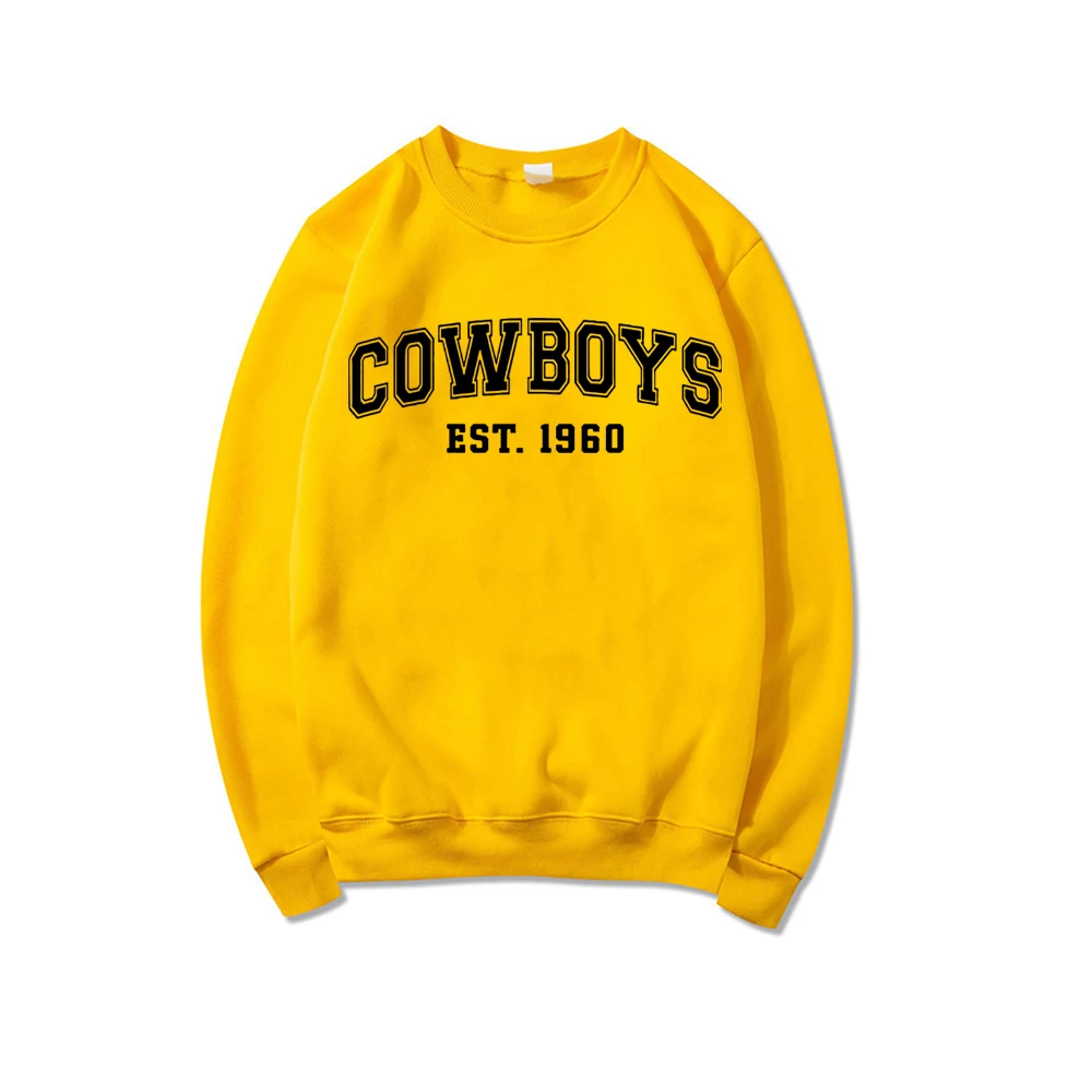 Cowboys Est 1960 Unisex Sweatshirt Cowboys Crewneck Sweatshirts Graphic  Hoodies Streetwear Tops Women Men Sweatshirt Pullovers - Hoodies &  Sweatshirts - AliExpress