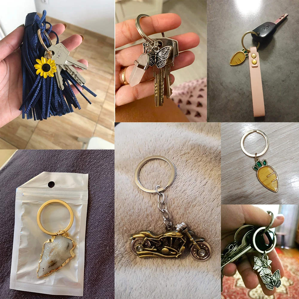 2 Pcs Cute Crystal Keychain Anime Keychains Mothers Day Gift Phone Charm Safety Keychain Self Defense Gift For Friend Key Chains Aliexpress