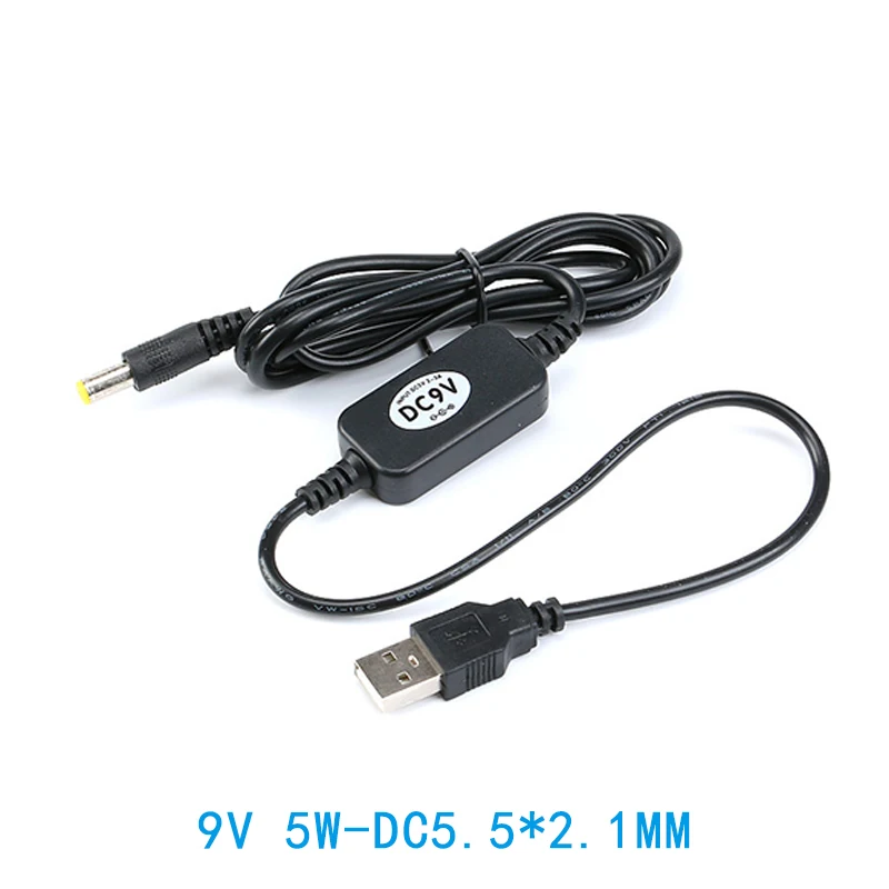 USB повышающий кабель USB DC 5 В к DC 9 в DC 12 В Повышающий Модуль повышающий преобразователь адаптер кабель 5 Вт 8 Вт 3,5*1,35/5,5*2,1 мм разъем