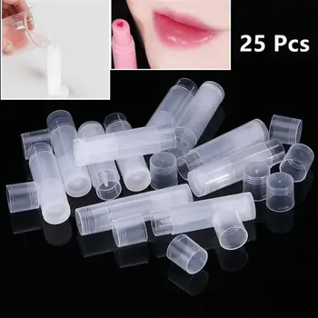 

25pcs/lot Lip Gloss Tubes With Caps Lipgloss Tube Container Cosmetic DIY Empty Lip Gloss Lipstick Balm Tube Lip Gloss Tube