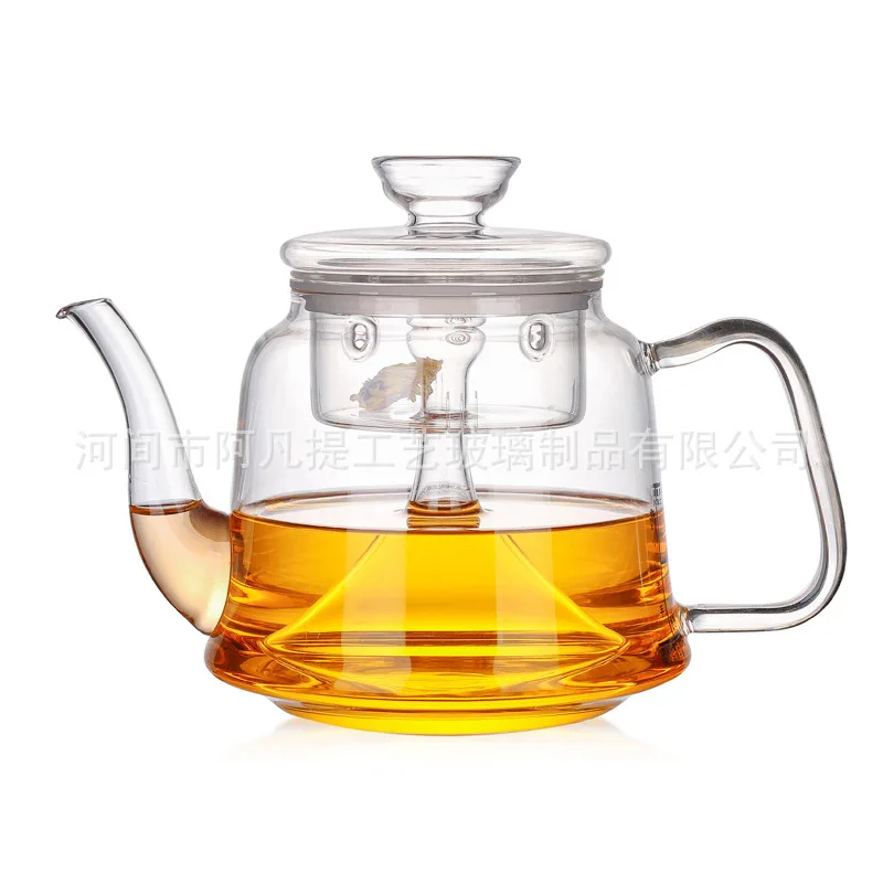 Thick Glass Teapot Boiling Black Tea Only Glass Steam Teapot Inner Wearing Teapot Boiling Glass Pot