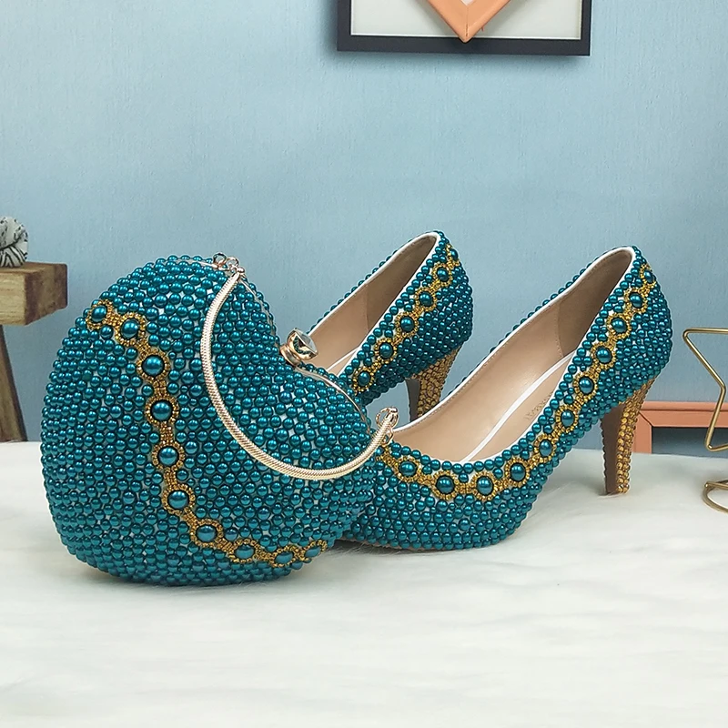 Pointed Toe Shoes Turquoise Heel | Turquoise Women's Shoes | High Heels  Turquoise - Pumps - Aliexpress